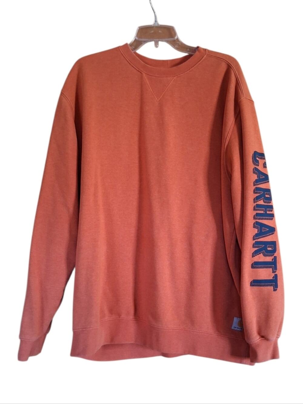 Carhartt Loose Fit Crewneck Sweatshirt Orange Size XL